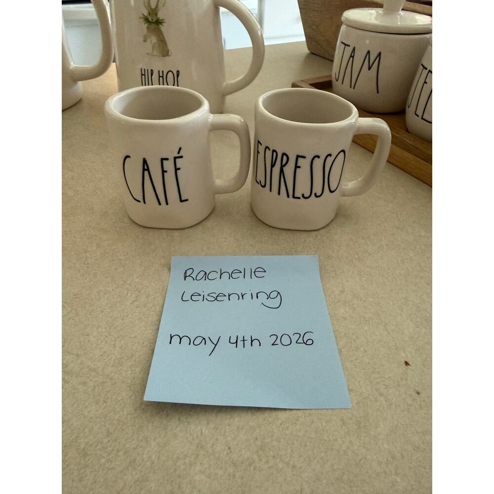 Rae Dunn Expresso Mugs
